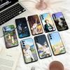 Anime S-Sensei Natsume  Phone Case For Samsung S25,24,23,22,30,21,10,9,Ultra,Plus,Lite,FE,4,5 G Soft Black Case