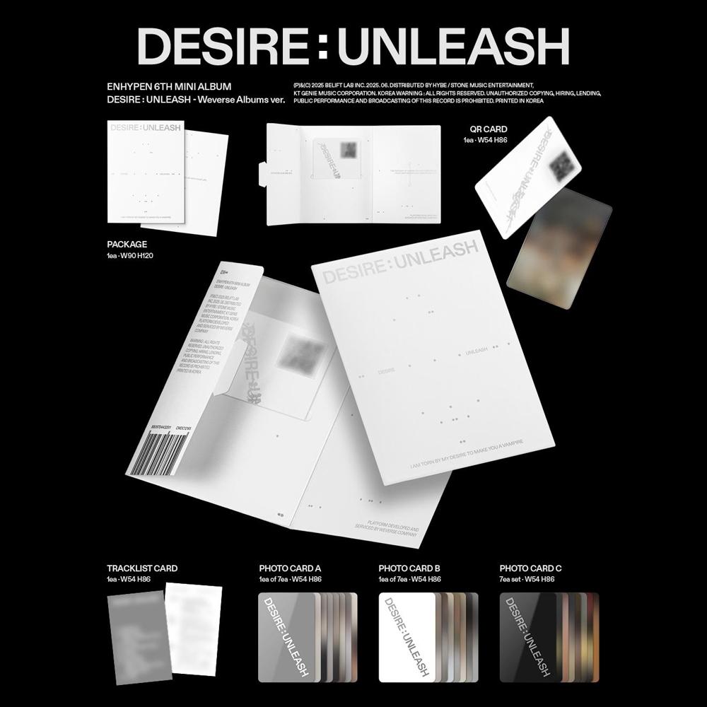 ENHYPEN DESIRE : UNLEASH (Weverse Albums Ver.)