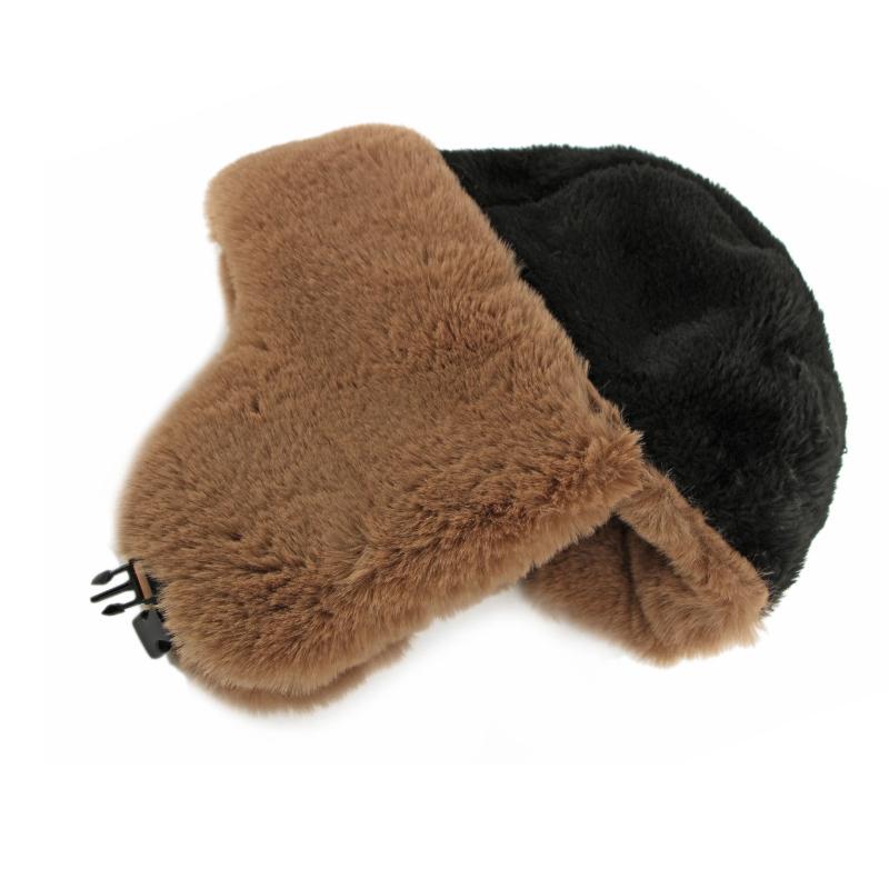 Vintage Batik Herren Bombermütze Samt Dick Damen Winter Ohrenschutzmütze Winddicht Kälteschutz Reitmütze