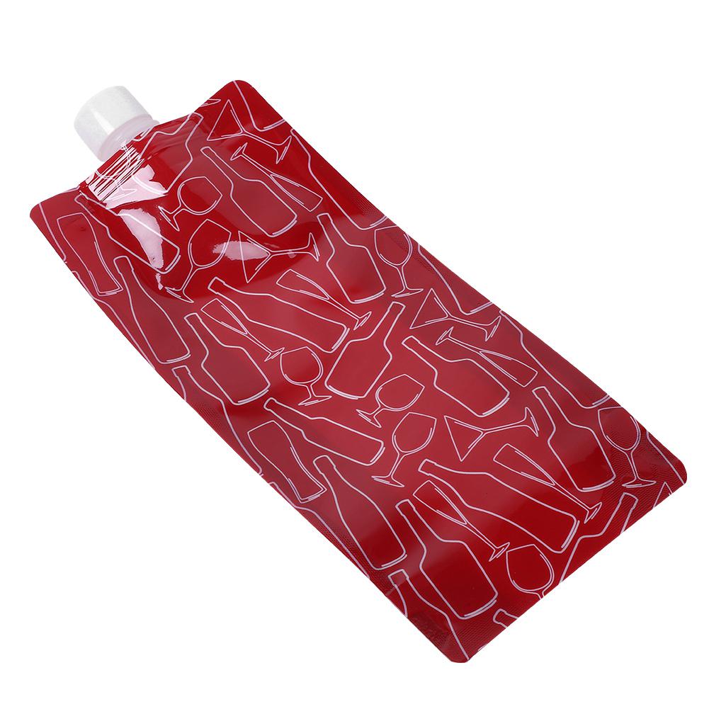 

750ML Outdoor Sports Hiking Cycling Camping Portable Folding Water Bottle Bag