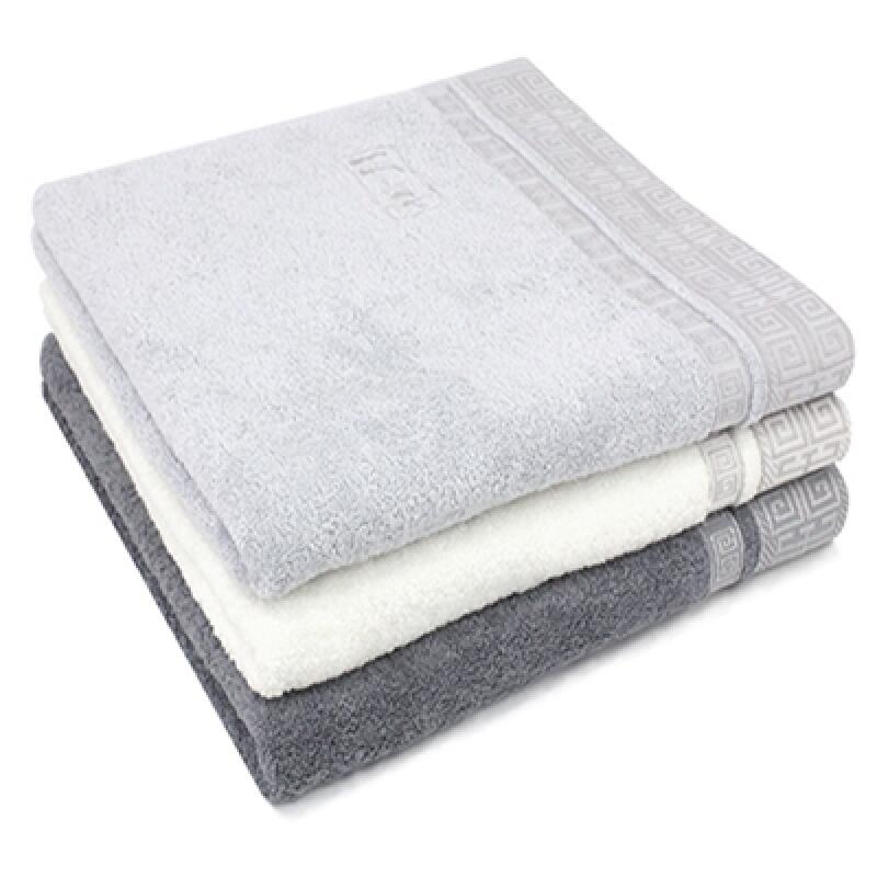 Songwol Bath Towel Grid Bath 1 sheet of light gray