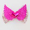 1PC Cute Girls Hair Bows with Clips Kids 4inch Sparkly Wing Hair Bows Barrettes Clips Heart Hairpins Children Hair Accessories