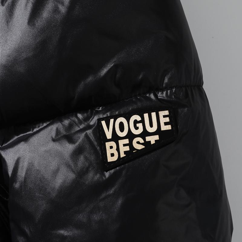 2025 Winter Warm Jacket Men's Trendy Brand Black Gold Bright Waterproof Warm Parka Short Women's Casual Down Cotton Padded Coat