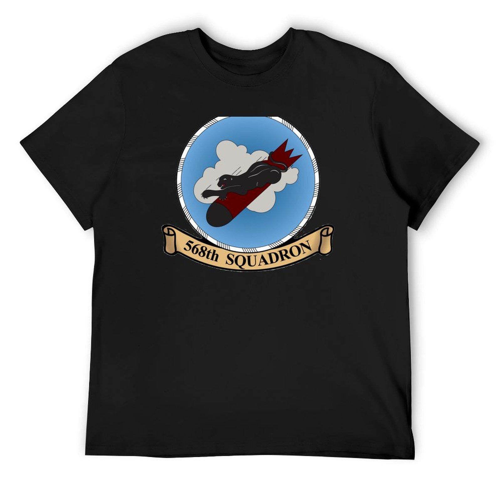 

568th Squadron Emblem T-Shirt baggy shirts summer tops anime cheap stuff mens t shirts casual stylish 4XL