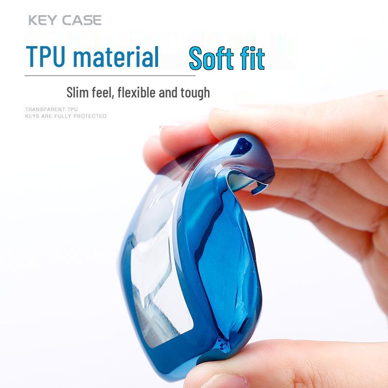 Volkswagen Magotan/Bora B8 Soft Rubber Car Key Protective Cover with Buckle