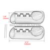 Motorcycle 32mm 1-1/4" Engine Guard Bar Rubber Pegs For Harley Softail Sportster Road King Touring Honda Yamaha Suzuki Kawasaki