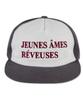 Wig Jeunes Ames 5-Panel Two-Tone Washed Ball Cap - Charcoal