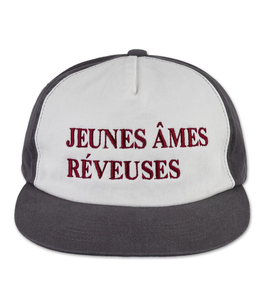 Wig Jeunes Ames 5-Panel Two-Tone Washed Ball Cap - Charcoal