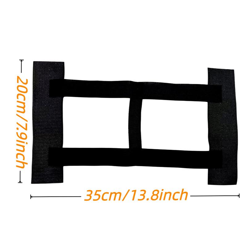 Adjustable Elastic Car Trunk Storage Fix Strap High Stretch Tear Resistant Cargo Securing for Auto Daily Organization Use S