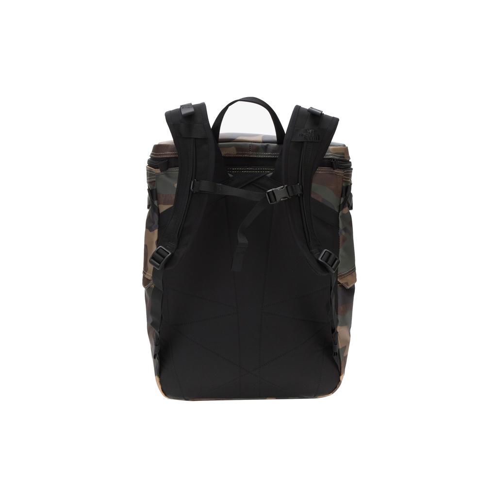 The North Face Bc Sicherungskasten II Großes Logo Camouflage-Print Polyester Rucksack Unisex Rucksack Camouflage-Grün NM2DN36D