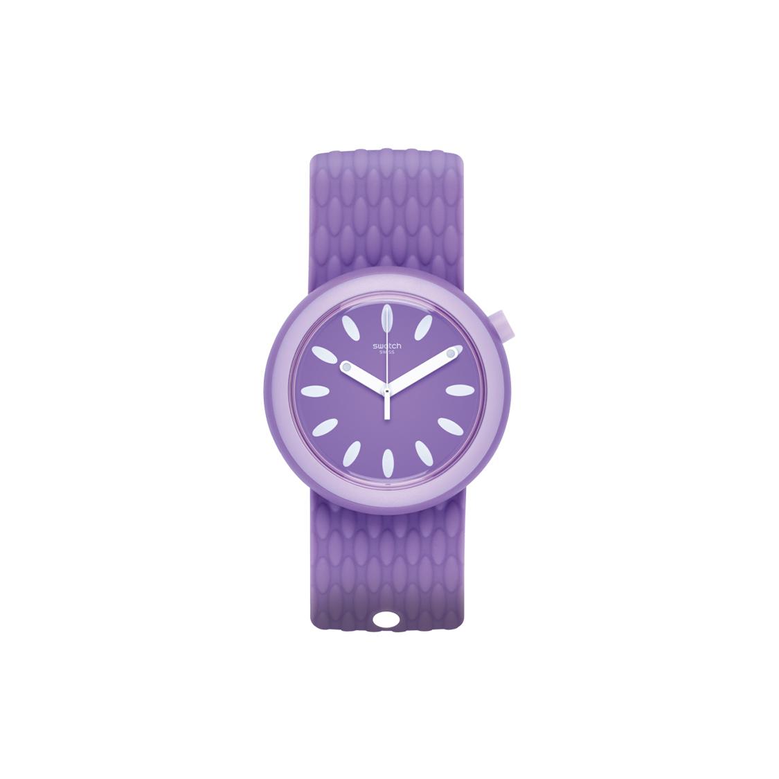 SWATCH Women s 45mm Purple Watch Pnv101 pnv101 Purple