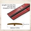 1pc 1m/2m/3meters Carpet To Tile Floor Transition Strip Self Adhesive T-Molding Threshold Cover Household Wood Grain