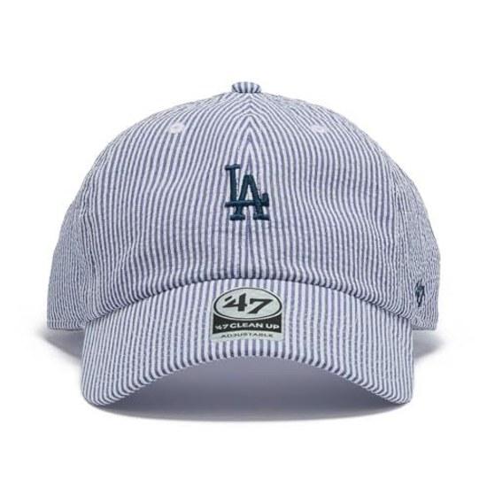 47 Stripe Hickory Mens Womens Unisex Clean Up Seersucker Major League NY LA MLB Yankees Dodgers fs-clp-h