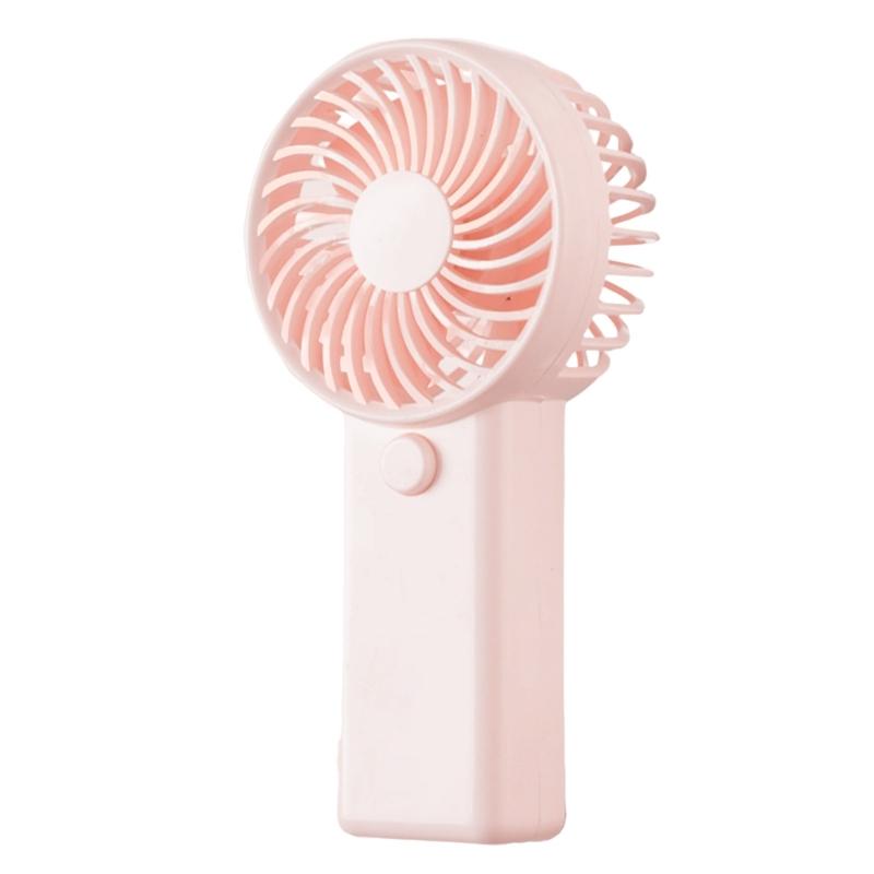 AM4 Battery Operated Handheld Fan Indoor Outdoor Use Ergonomic Handle Lightweight For Kids Adults Outdoor Travel