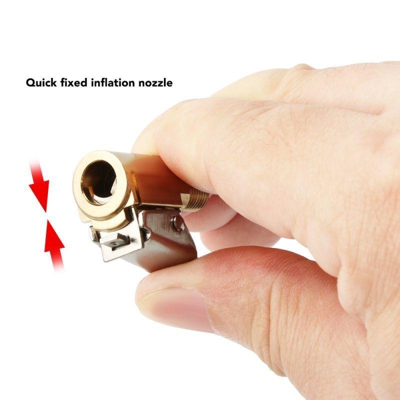 Tire Pump Nozzle Car Iatable Quick Connector Air Pump Thread Nozzle Car Tire Inflator Compressor Deflated Valve Adapter