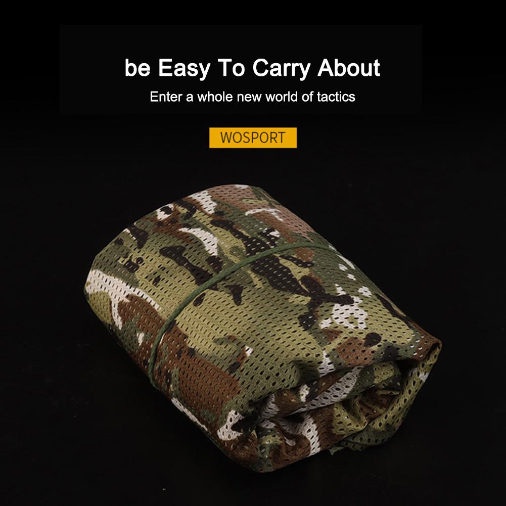 

1,5 м х 2 м камуфляжна сітка Тканина для тенту, легка водонепроникність для полювання, кемпінгу на відкритому повітрі Desert Digital