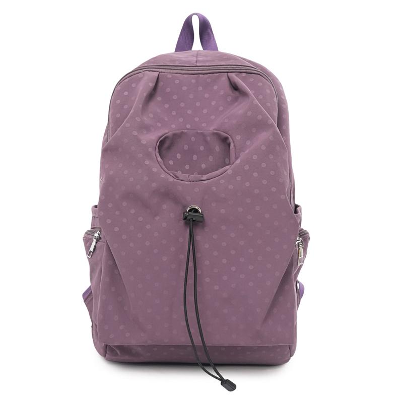 Cute Polka Dot Backpack – Fashionable & Functional School Bag for Men & Women – Perfect for Daily Use