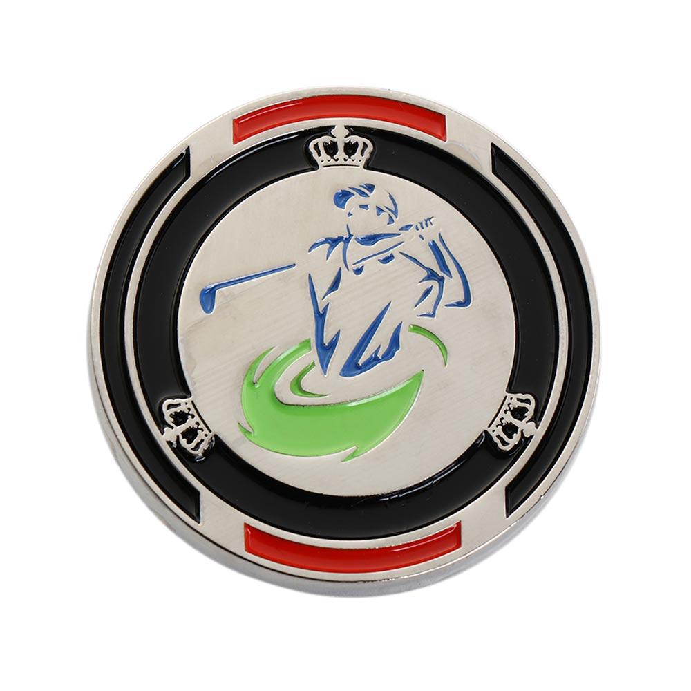 Two-sided Golf Green Reader Kirsite Golf Ball Marker Golf Accessories Golf Hat Clip Marker  Girl
