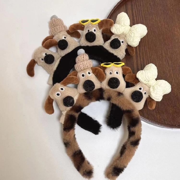 Cartoon Puppy/Biscuit Hair Hoop Christmas Teens Cosplay Headband Multiple Color