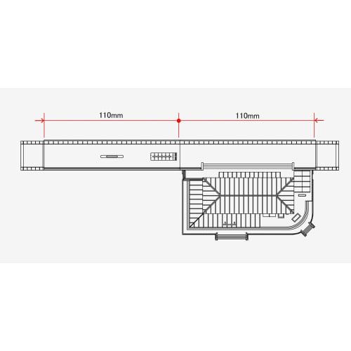 Rokuhan Z Gauge S047-2 Station Building Set Red