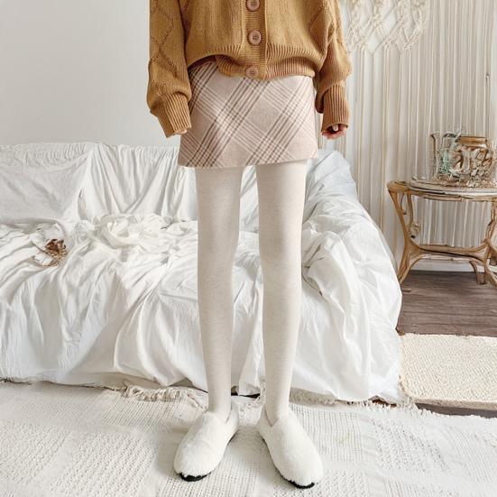 Women Pantyhose High Elasticity Tight Fit Body Curve Enhancing Bottom Pants Autumn Winter Velvet Lined Leggings