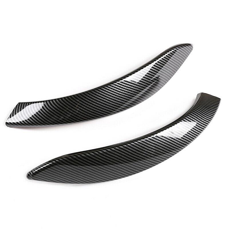 2pcs Car Interior Door Handle Cover Trims Carbon Fiber Look for BMW 4 Series F32 F33 F36 2014- Interior Accessories