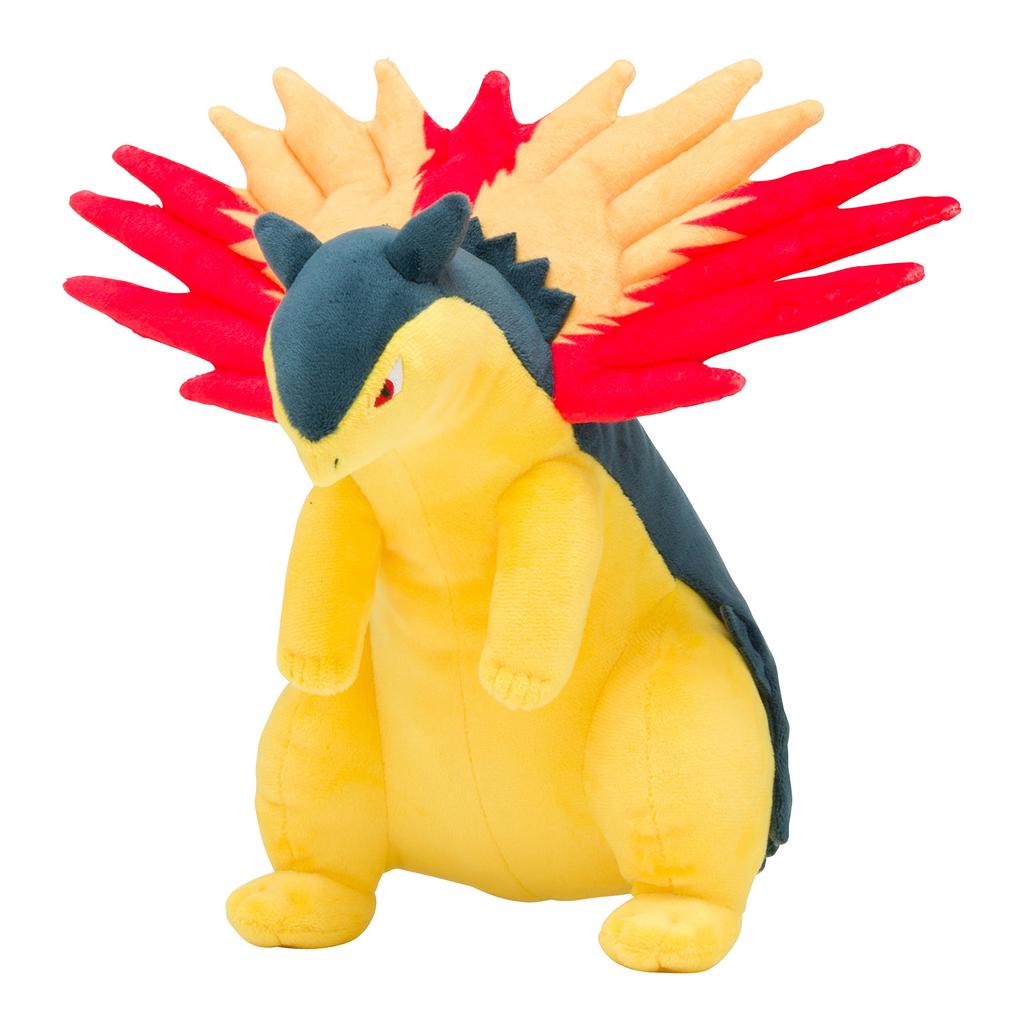 Center Original Plush Typhlosion 28 x 29 x 20 cm x W x Pokémon Toy (H D)