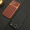 For iPhone 17 Pro Magnetic Case Fabric Texture PC Anti-Scratch Phone Cover Compatible with MagSafe