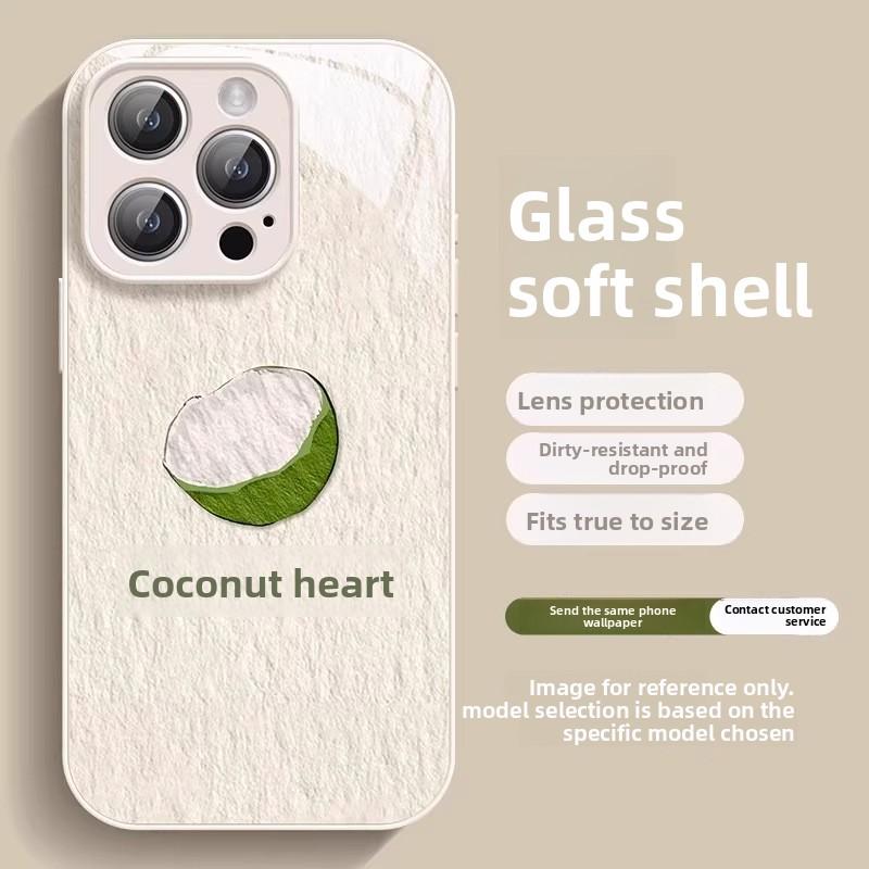 Apple 17 Pro Max Phone Case New iPhone 17 Liquid Glass 17 Pro Coconut Air Protective Cover 16