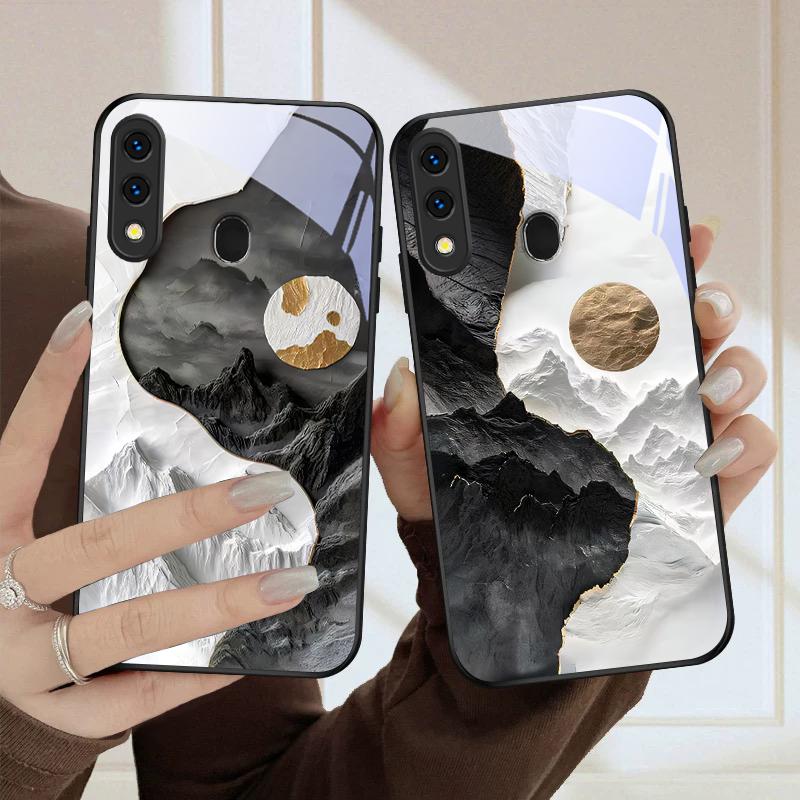 Snow Mountain Cluster For Samsung Galaxy A20 A20s 21s A22 A23 A24 A25 A26 A42 A90 A50 A55 52s A56 A70 A71 72 Glass Phone Case