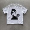 American Retro _Fight Club_ T-shirt for All Seasons Men and Women, Casual and Fashionable Street Wear