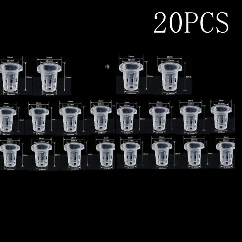 10/20/50Pcs Hydroponic Colonization Net Basket Plant Nursery Pot Aeroponic Vegetable Planting Grow Soilless Culture Sponge Cup
