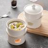 Hotel Restaurant Household Ceramic Ginseng Cup Stove Soup Boiled Medicine Steamed Egg Stew Cup With Lid Soup Cup Ceramic Stew Cup Household