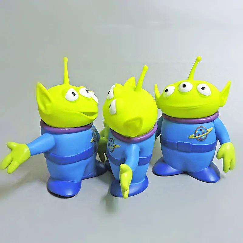 Toy Story Alien Action Figure Different Expressions Three Eyes Cartoon Model Doll Decoration Anime Toy For Kids Gift