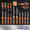 86-Piece Professional Screwdriver Set - Magnetic Tip with 40 Bits & 20 Drill Bits, Chrome Vanadium Steel for Precision Repair
