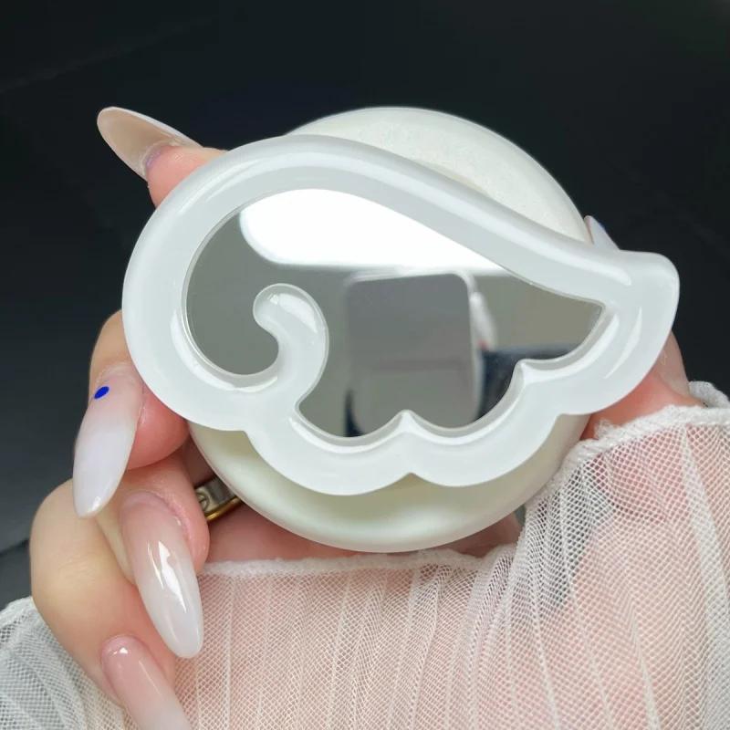 Korean Cute 3D Wings Makeup Mirror For Magsafe Griptok Holder Phone Finger Ring Stand Support