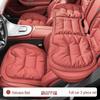 Luxury Nappa Leather Non-Slip Car Seat Cushions for Five-Seater - Thickened Design for Front and Rear Seats