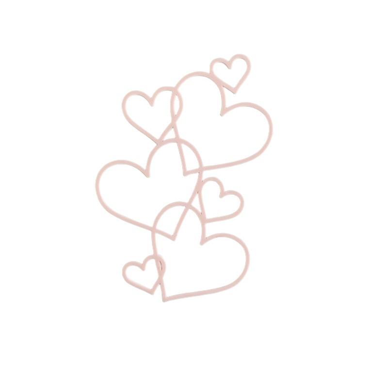 Dessert Party Valentine's Day Cake Decoration Baking Cake Simple Love Decoration Acrylic Cake