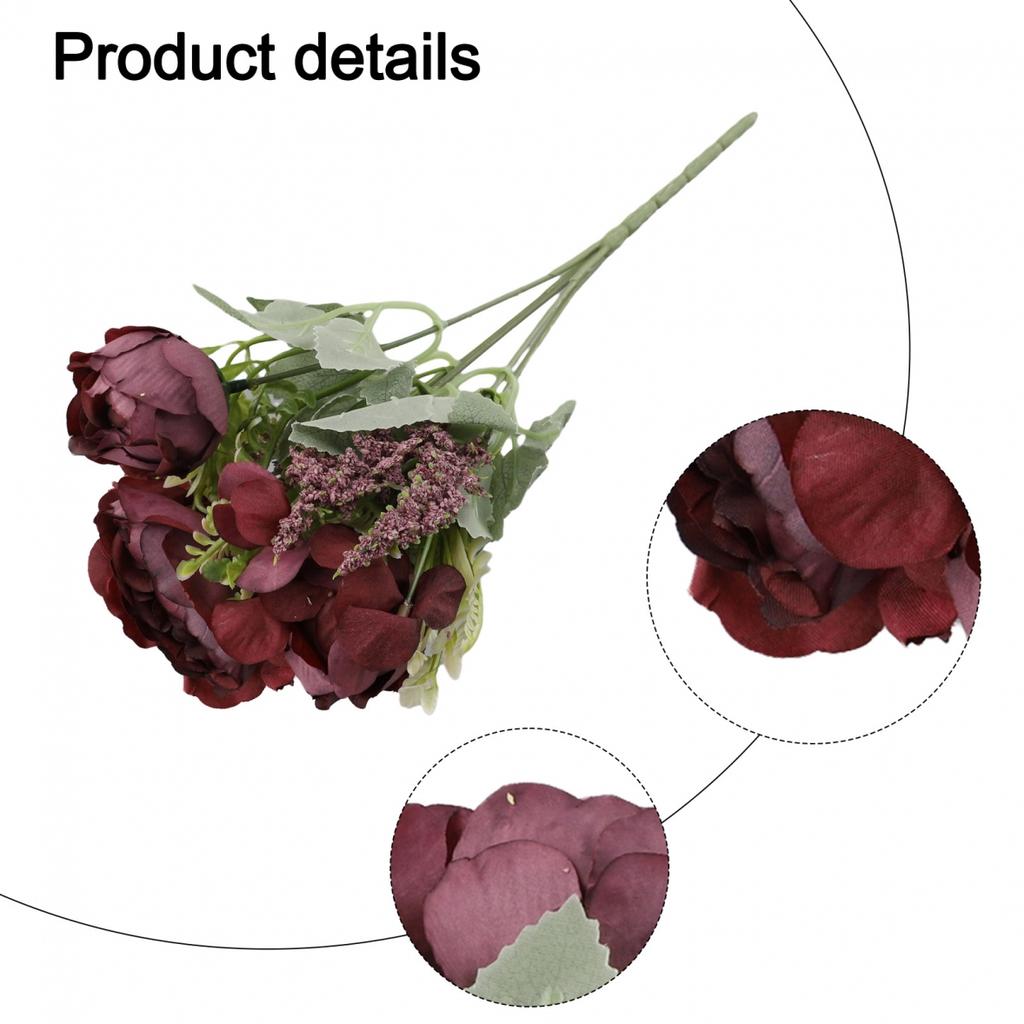 Home Decoration Plant Peony Flower Silk Flower Artificial Flower