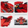 Technical Red Speed Racing Car Desktop Ornament Building Blocks Bricks  Creative DIY Model Assembly Toy For Kids Gifts