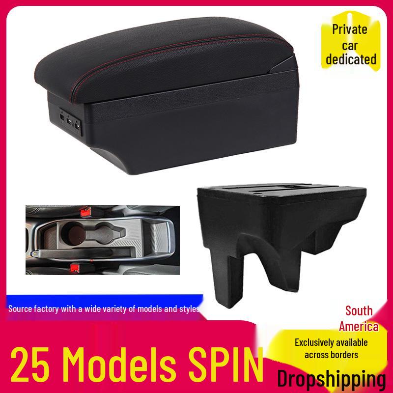 Applicable to 2025 Chevrolet SPIN South America Center Armrest Box – No Drilling Required.