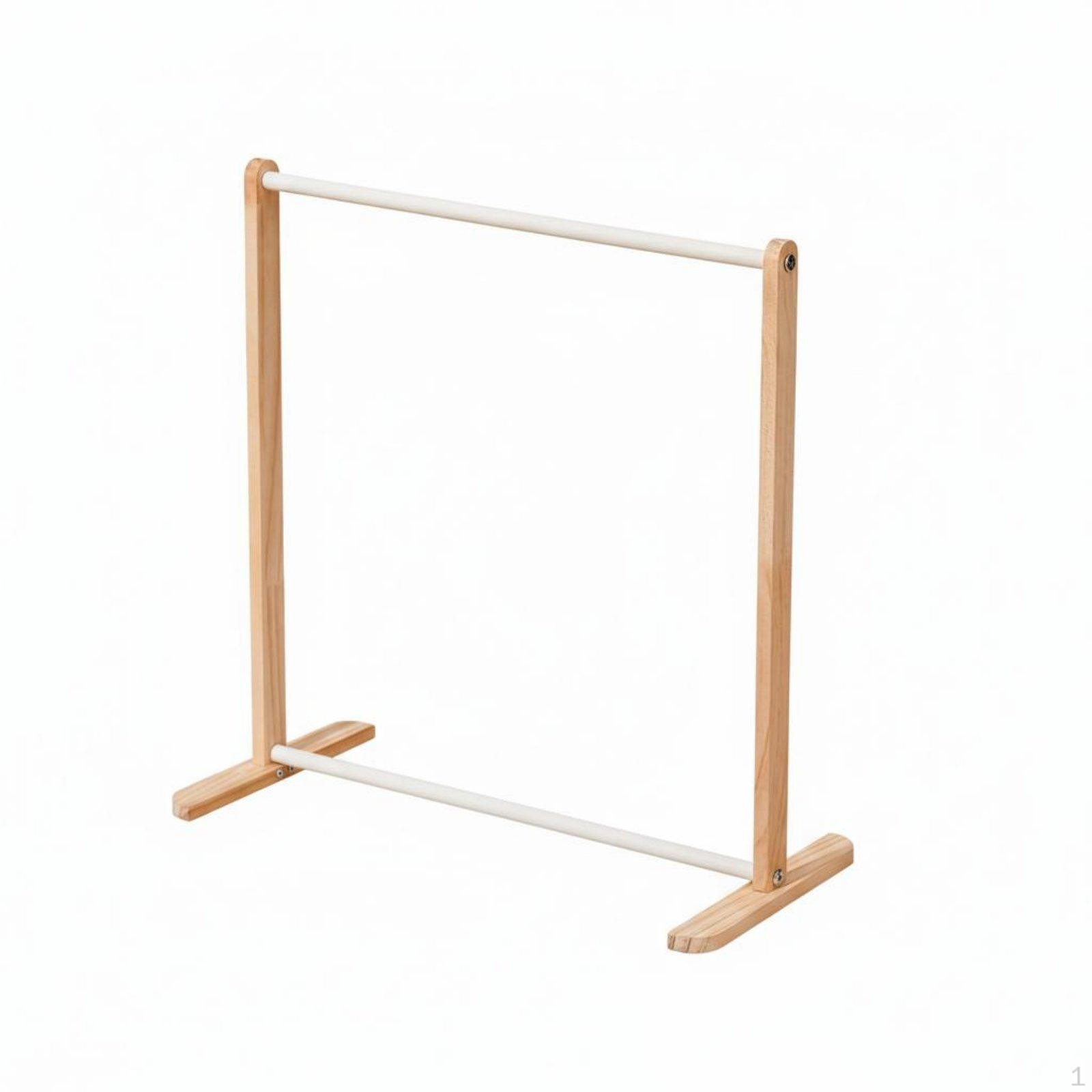 Haustier Kleiderständer Massivholz Material Holzständer Stabile Konstruktion Hund Bekleidung 45*47cm Long beige