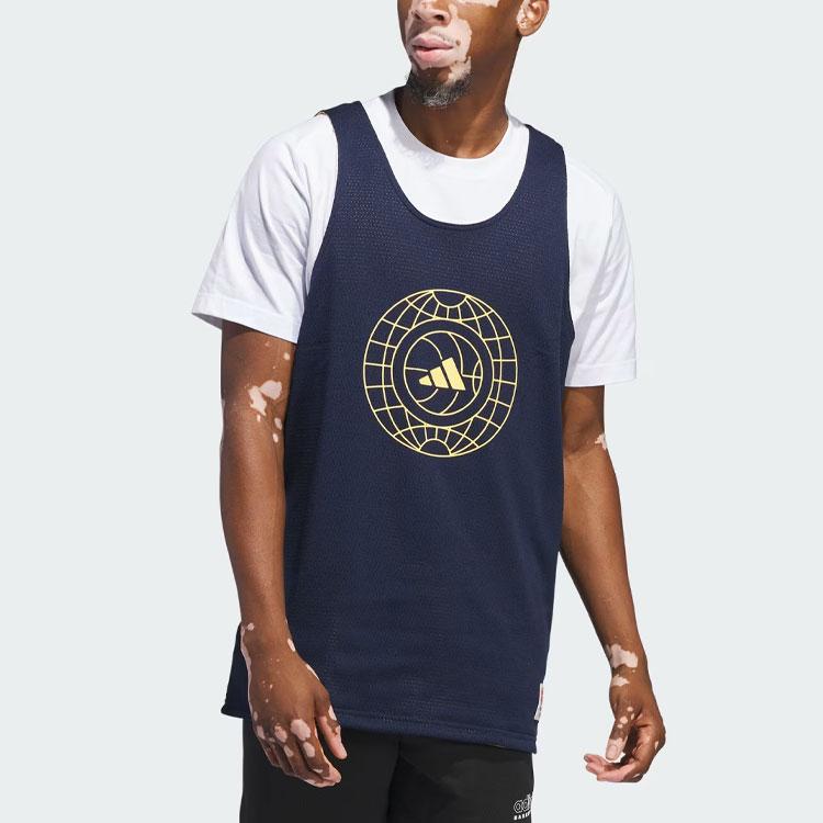 Adidas Select World Wide Hoops Jersey Night Indigo/Semi Spark Men Streetwear IT4733