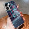 Cases For OPPO Reno15 15F 15Pro Cute Girl Love Heart Lightweight Simplicity Soft Transparent Housing For Reno 15F 15 Pro Capa