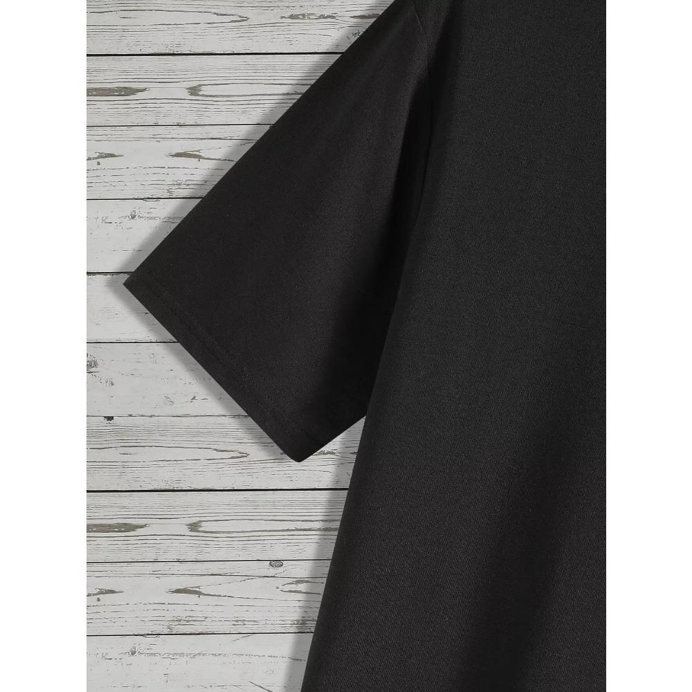 Teddy Bear Print T-Shirt for  Men's Casual Crew Neck Short-Sleeve  Fashion Summer T-Shirts Tops, Regular and Oversize Tees