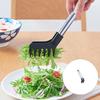 Nylon Tipped Kitchen Tongs Long Handle Salad Clip Nonslip Pastas Claw For Serving Noodles Vegetables And Grilling