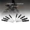Carburetor Adjustment Screwdriver Set 8 Pieces Precision Tools for Small Engine Repair and Maintenance with Ergonomic Handles and Durable Shafts