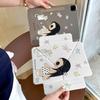 Cute Cat Star Folding Case With Pencil Holder IPad Mini 7/6 Air 8 Pro
