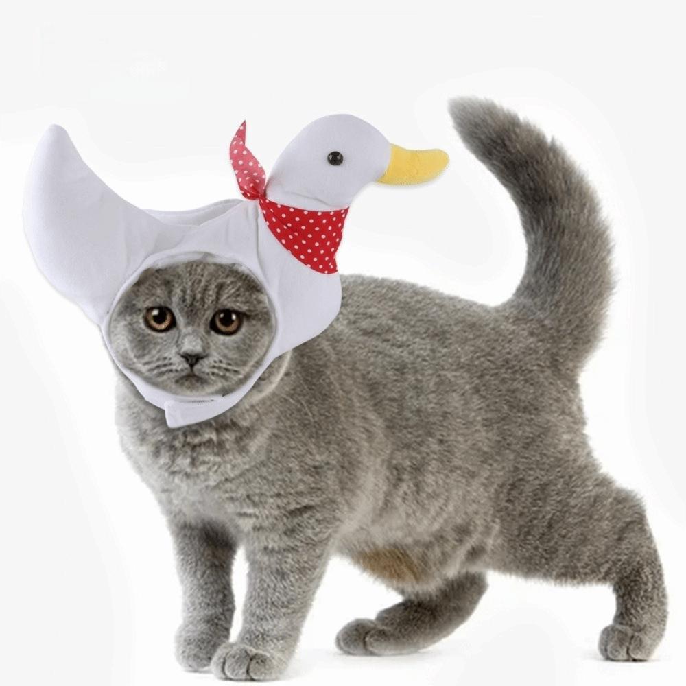 Dog Cat Headgear Cute Pet Hat Soft Ear Hole Pet Headgear Portable Decorative Cat Hat Daily Wear
