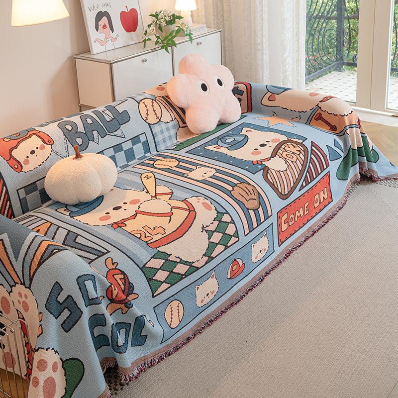 Sofa Towel New Non-slip Cushion Cloth One-piece Full Cover Universal in All Seasons Modern Light Luxury Sofa Cloth